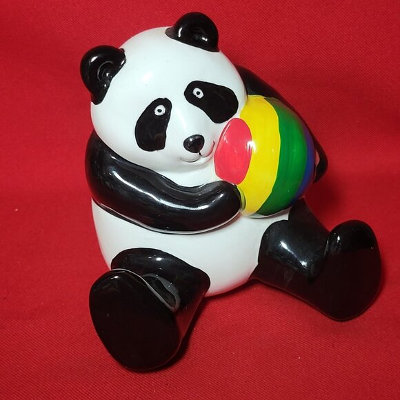 Vintage Omnibus Panda Wall Hanging Decor 1983 - Picture 12 of 12